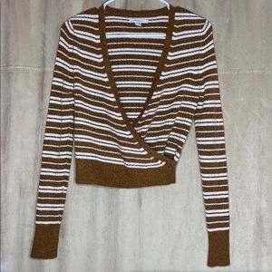 American Eagle long sleeve tan sweater